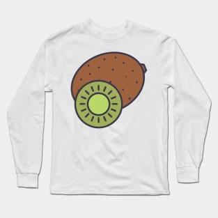 Cute Kiwi Long Sleeve T-Shirt